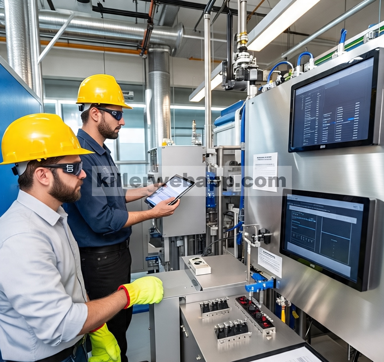 Pemantauan proses dan kontrol yang memperhatikan keselamatan pada sistem elektrolisis air membran pertukaran proton